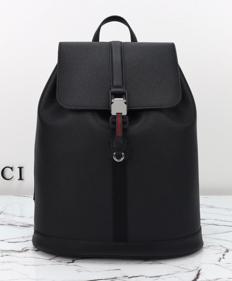 Gucci Large Backpack With Web 816750 Black
